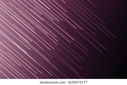 Diagonal line pattern on a dark gradient mesh background. Modern abstract vector design with flowing motion and digital aesthetics
