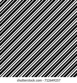 Diagonal lines abstract background. Seamless surface pattern design with linear ornament. Angled straight stripes motif. Slanted pinstripe. Striped digital paper for print. Regimental. Vector bars.