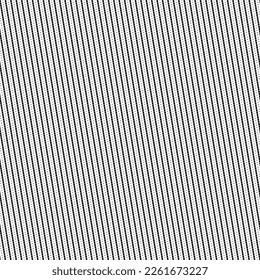 Diagonal lines, dots seamless pattern. Angled stripes ornament. Pinstripes print. Linear motif. Striped background. Tilted line shapes wallpaper. Slanted stripe figures backdrop. Vector illustration