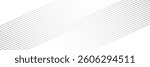 Diagonal lines gray on white background, stripes grid, mesh pattern with dashes