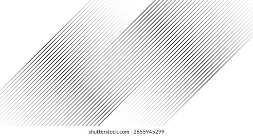 Diagonal lines gray on white background, stripes grid, mesh pattern with dashes. eps10