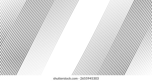 Diagonal lines gray on white background, stripes grid, mesh pattern with dashes, seamless repeatable texture eps10