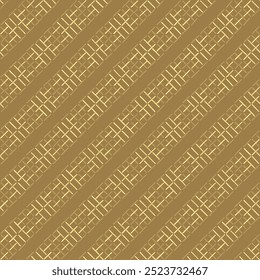 linhas diagonais de listras desenhadas à mão. arte decorativa. fundo repetitivo marrom arenoso. padrão contínuo vetorial. amostra de tecido geométrico. papel de embrulho. modelo de design contínuo para linho, decoração