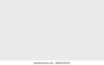 Líneas diagonales Fondo HD. textura gris Horizontal fondo de rayas rectas. Ilustración vectorial