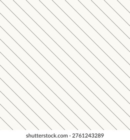 Diagonal lines minimal pattern, Seamless pattern in line design. diagonal, lines, stripes, minimal, linear, simple, geometry vector. diagonal lines minimal pattern editable stroke pattern