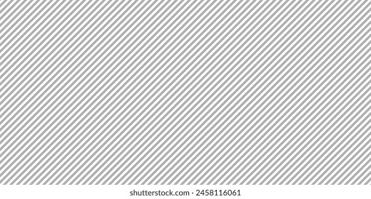 Diagonal lines on white background, seamless repeatable texture, rows of slanted gray lines, stripes grid, mesh pattern with dashes