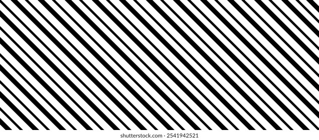 Diagonal lines on white background. Rows of slanted black lines. Stripes grid. 