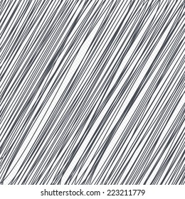 Diagonal lines pattern background. Abstract wallpaper with stripes or curves. Grid lines texture. Cells repeating pattern. White background. Vector