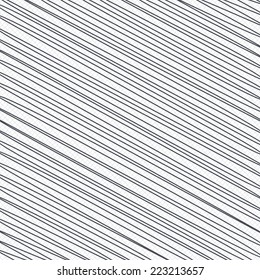 Diagonal lines pattern background. Abstract wallpaper with stripes or curves. Grid lines texture. Cells repeating pattern. White background. Vector