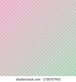 Diagonal lines pattern with color vector background.