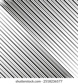 Diagonal lines pattern, dynamic black and white. Geometric abstract design. Monochrome vector background.