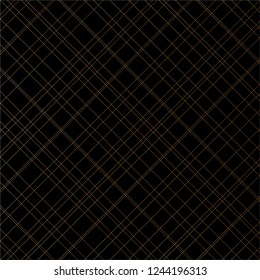 Diagonal lines pattern vector. Design mosaic stripes gradient gold on black background. Design print for textile, fashion, wallpaper, background, paper. Set 3