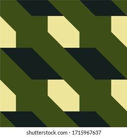 Diagonal lines, pickets, polygons seamless pattern. Ethnic ornate. Folk ornament. Geometric image. Tribal wallpaper. Geometrical backdrop. Retro motif. Ethnical textile print. Abstract vector artwork.