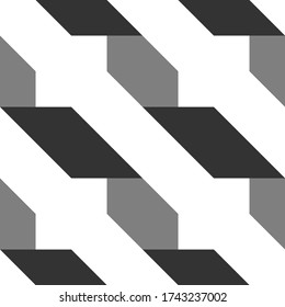 Diagonal lines, pickets, polygons seamless pattern. Ethnic ornate. Folk ornament. Geometric image. Tribal wallpaper. Geometrical backdrop. Retro motif. Ethnical textile print. Abstract vector artwork.