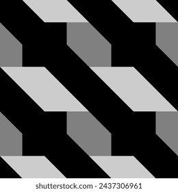 Diagonal lines, pickets, polygons seamless pattern. Folk ornament. Ethnic ornate. Geometric image. Tribal wallpaper. Geometrical backdrop. Retro motif. Ethnical textile print. Abstract vector artwork.