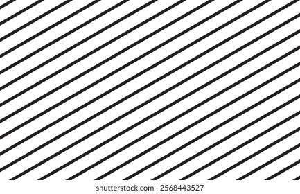 Diagonal lines, rows of slanted black lines, stripes grid, mesh pattern with dashes, seamless repeatable texture, isolated on transparent background.