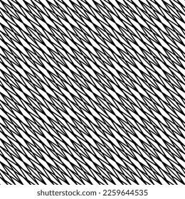 Diagonal lines seamless pattern. Angled stripes ornament. Linear motif. Pinstripes print. Striped background. Tilted line shapes wallpaper. Slanted stripe figures backdrop. Vector art