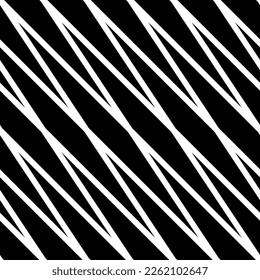 Diagonal lines seamless pattern. Angled stripes ornament. Linear motif. Pinstripes print. Striped background. Tilted line shapes wallpaper. Slanted stripe figures backdrop. Vector illustration