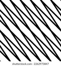 Diagonal lines seamless pattern. Angled stripes ornament. Linear motif. Pinstripes print. Striped background. Tilted line shapes wallpaper. Slanted stripe figures backdrop. Vector illustration