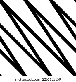 Diagonal lines seamless pattern. Angled stripes ornament. Linear motif. Pinstripes print. Striped background. Tilted line shapes wallpaper. Slanted stripe figures backdrop. Vector art