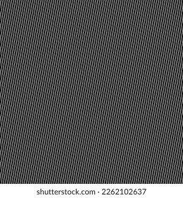 Diagonal lines seamless pattern. Linear motif. Angled stripes ornament. Pinstripes print. Striped background. Tilted line shapes wallpaper. Slanted stripe figures backdrop. Vector art