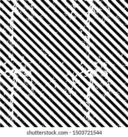 Diagonal lines seamless pattern on white background
