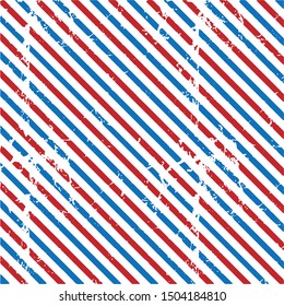 Diagonal lines seamless pattern on white background