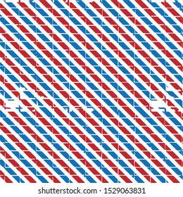 Diagonal lines seamless pattern on white background