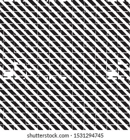 Diagonal lines seamless pattern on white background