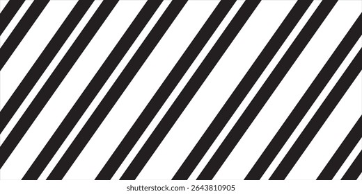 diagonal lines seamless pattern vector illustration,black and white colors diagonal striped background. modern eps 10.
