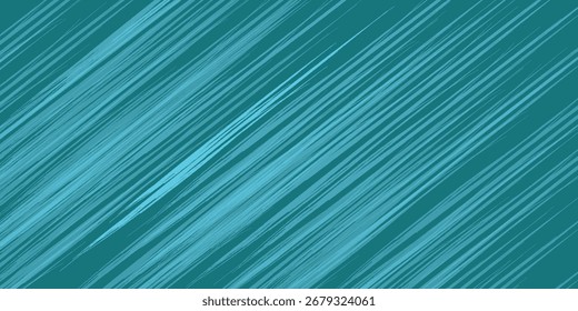 Diagonal lines in shades of teal, creating a textured, slightly shimmering effect. The lines vary in opacity and width.