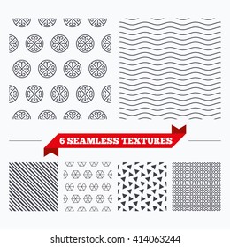 Diagonal lines, waves and geometry design. Ornate lines texture. Stripped geometric seamless pattern. Modern repeating stylish texture. Material patterns.