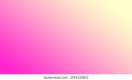 Diagonal magenta to light yellow gradient background. Perfect for design projects, web layouts, and photoshoot backdrops.