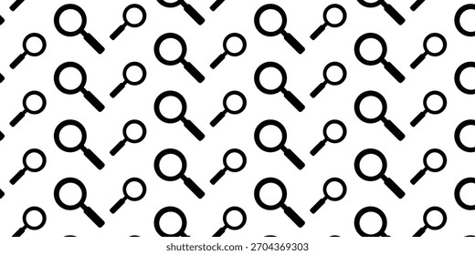 Plano de Fundo do Padrão de Lupa Diagonal Representando os Conceitos de Pesquisa e Análise