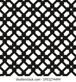 Diagonal monochrome shapes pattern. Vector.
