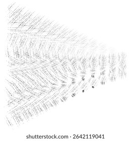 Diagonal noise pattern. Grunge texture trace. Herringbone distortion shape. Vector abstract gradient.