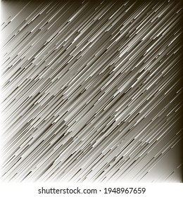 Diagonal non-smooth metal lines . Pattern with a black-and-white gradient . Abstract metallic background