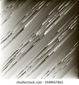 Diagonal non-smooth metal lines . Pattern with a black-and-white gradient . Abstract metallic background