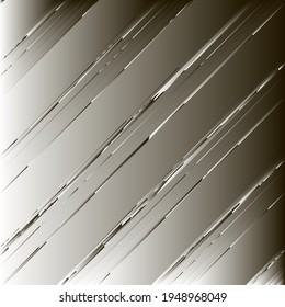 Diagonal non-smooth metal lines . Pattern with a black-and-white gradient . Abstract metallic background