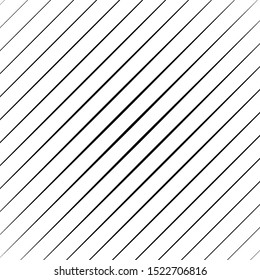 Diagonal, oblique lines, strips abstract, geometric pattern background. Slanting, slope lines halftone texture. Radial, radiating skew / tilt lines. (Square format)