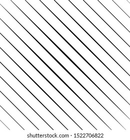 Diagonal, oblique lines, strips abstract, geometric pattern background. Slanting, slope lines halftone texture. Radial, radiating skew / tilt lines. (Square format)