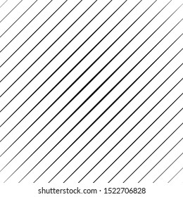 Diagonal, oblique lines, strips abstract, geometric pattern background. Slanting, slope lines halftone texture. Radial, radiating skew / tilt lines. (Square format)