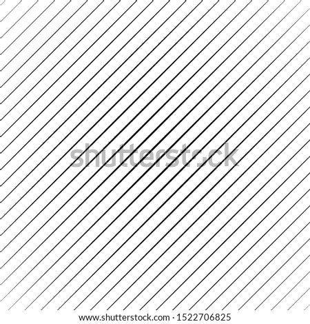 Diagonal, oblique lines, strips abstract, geometric pattern background. Slanting, slope lines halftone texture. Radial, radiating skew / tilt lines. (Square format)