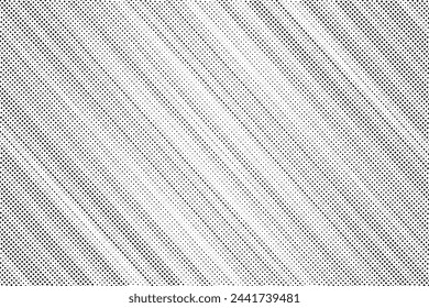 Diagonal, oblique, slanting dots lines, stripes geometric vector pattern. Abstract halftone texture and background. Vector illustration.	