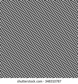 Diagonal, oblique zigzag, jagged lines seamless pattern.