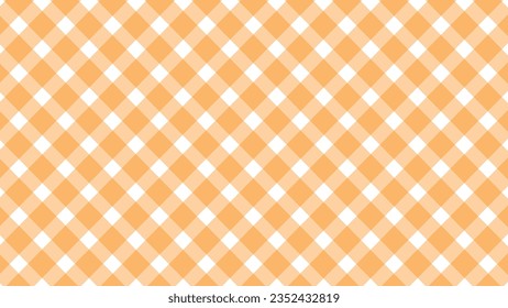 Diagonal orange checkered in the white background	