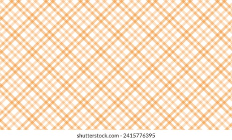 Diagonal naranja chequeada en el fondo blanco
