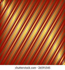 Diagonal orange and red striped background (vector)