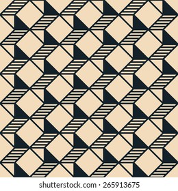 diagonal outline pattern of geometric shapes. can by tiled seamlessly. 