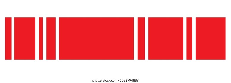 Diagonal parallel lines divider strip. Slash divider. Vector illustration.